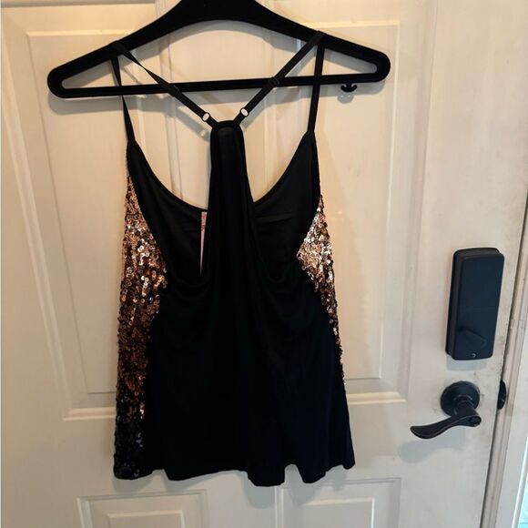 Amazon Gold and Brown Sequin Fitted Camisole - Picture 5 of 5